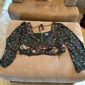 Floral peasant top Altr’d State